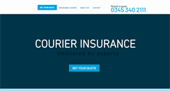 Desktop Screenshot of courierinsurance.co.uk