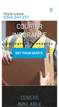 Mobile Screenshot of courierinsurance.co.uk